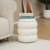 Storage Round Ottoman with Removable Lid - Image 2